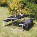 Bord-/bänkset Loke Svart 180 x 177 cm Hortus